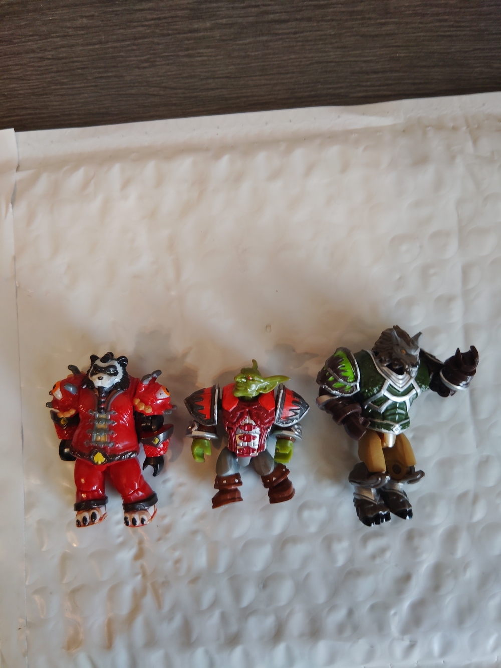 Mega Bloks World Of Warcraft 3 Action Figures Windpaw, Krazz And Worgen